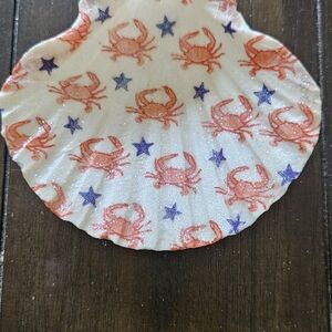 Crab and Star Print Kids Shell Accessory